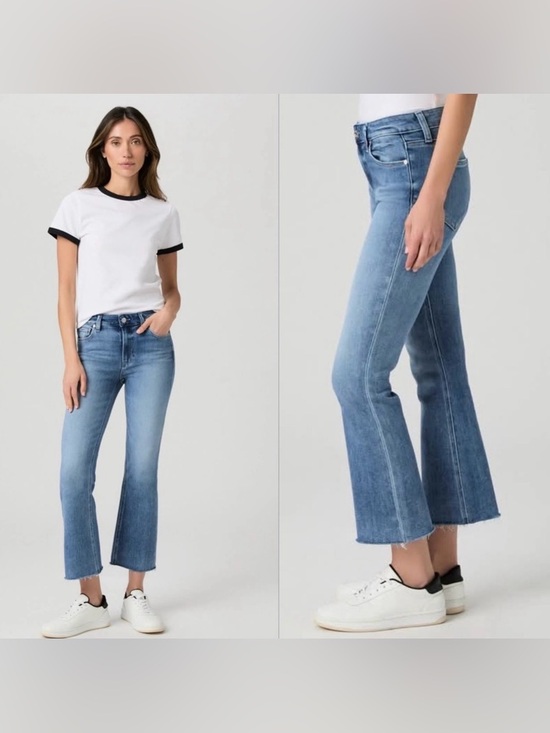PAIGE Denim - PAIGE Rory Cropped Flare Jeans Abelina size 29